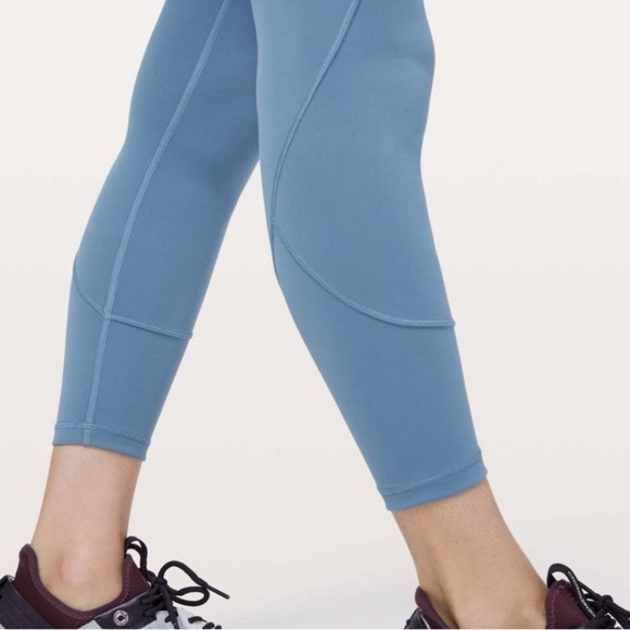 Lululemon In Movement 7/8 Tight Everlux 25" Utility Blue Size 4 W5ANXS - Picture 11 of 11
